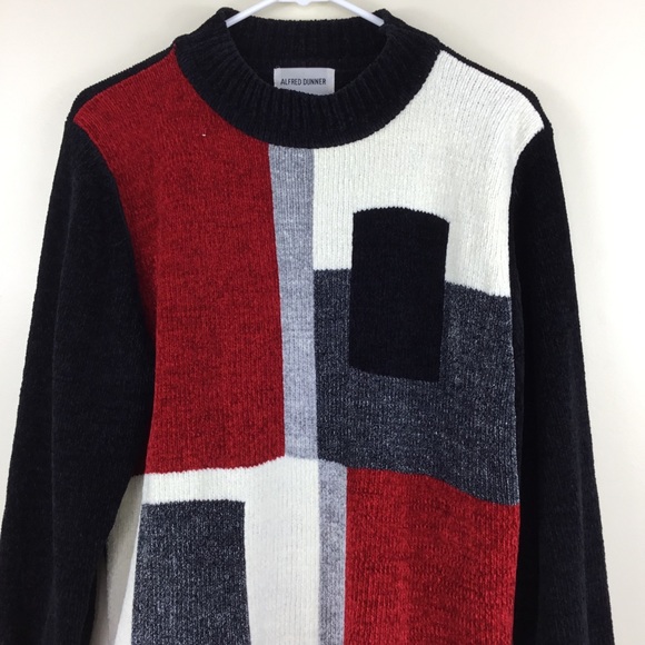 Alfred Dunner Color Block Sweater Long Sleeve S - Picture 4 of 5